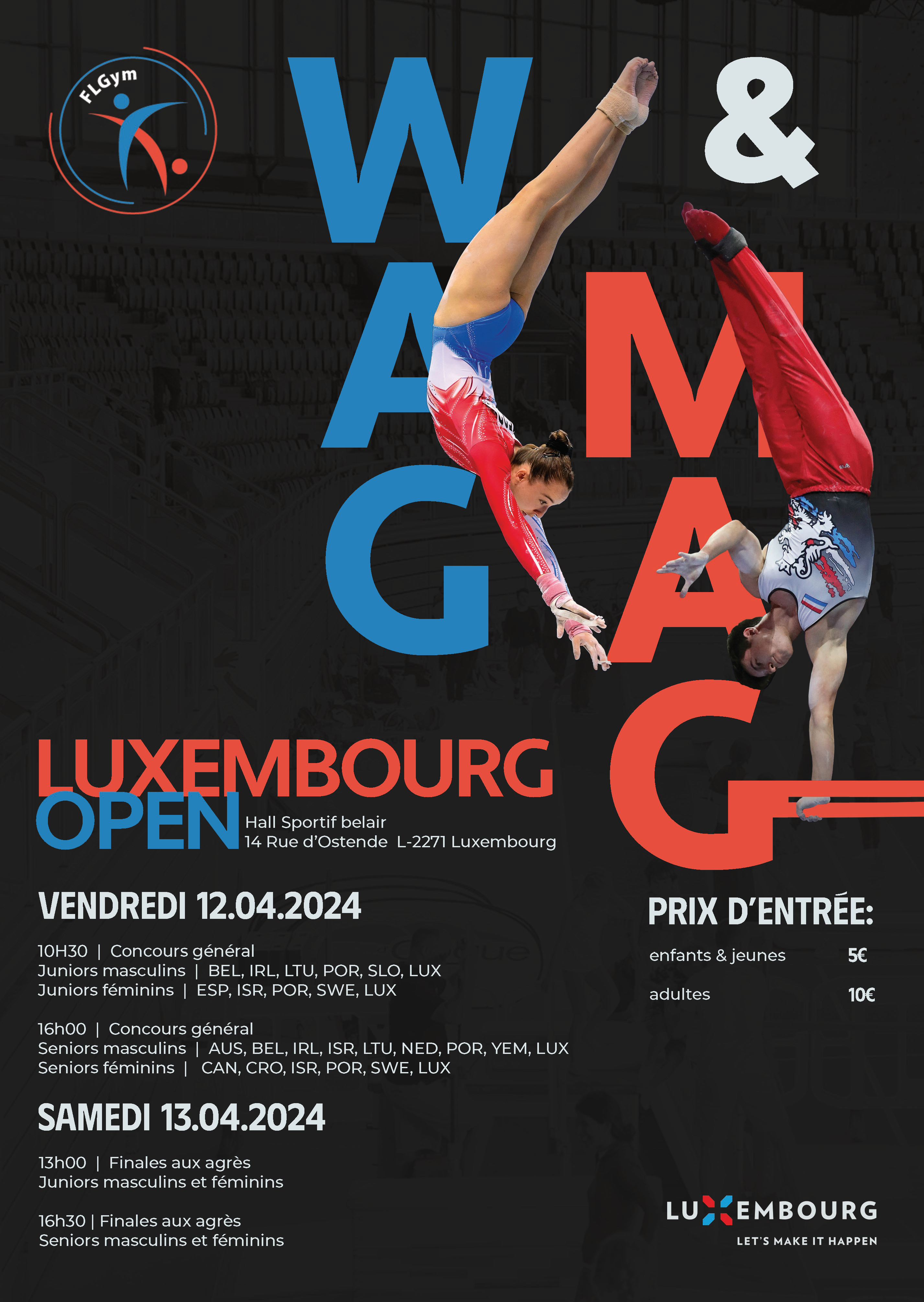 Affiche Luxembourg Open wag-mag-2024
